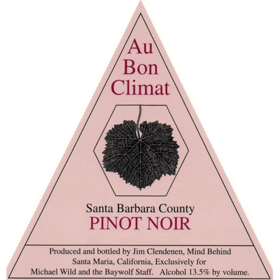 Au Bon Climat Santa Barbara County Pinot Noir 750ml - Available at Wooden Cork