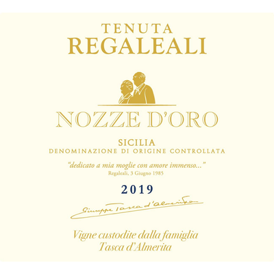 Tenuta Regaleali Sicilia Nozze D'Oro White Blend 750ml - Available at Wooden Cork