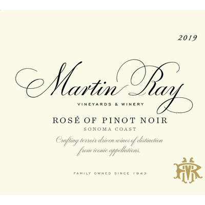 Martin Ray Sonoma Coast Rose of Pinot Noir 750ml - Available at Wooden Cork