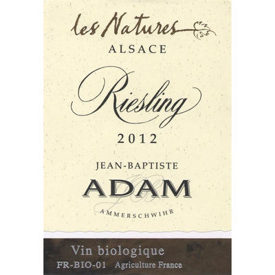Jean-Baptiste Adam Les Natures Alsace Riesling 750ml - Available at Wooden Cork