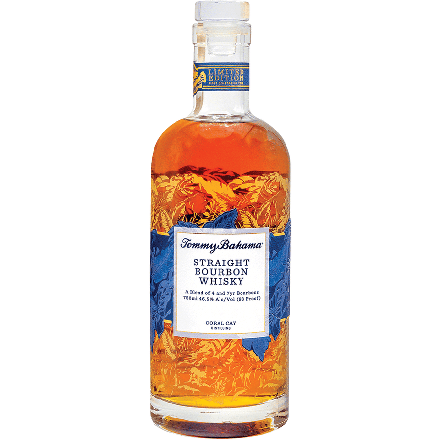 Tommy Bahama Distiller's Collection 4 Years Old Bourbon Whisky - Available at Wooden Cork