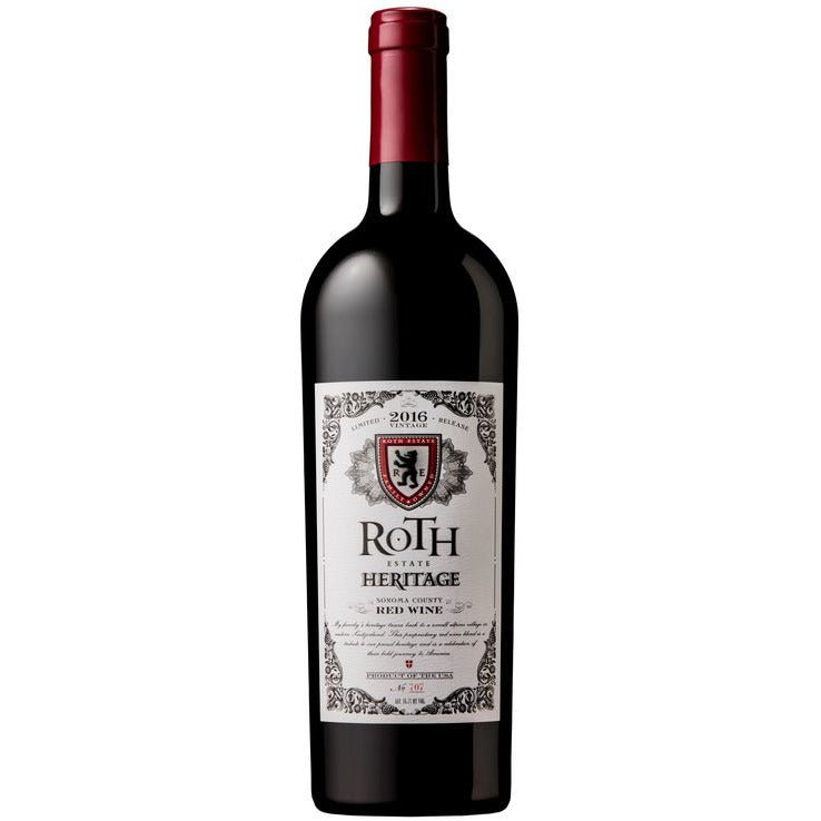 Roth Estate Red Wine Heritage Limited Release Sonoma County - Available at Wooden Cork