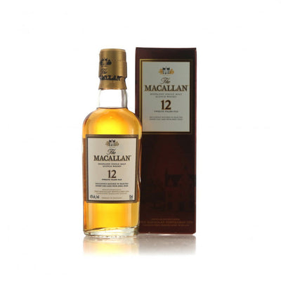 Macallan 12 Year Old pre-2018 Miniature 50ml - Available at Wooden Cork