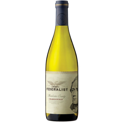 The Federalist Chardonnay Mendocino County Hamilton Label - Available at Wooden Cork