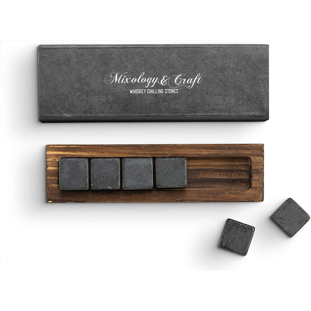 Whisky Stones ウイスキーストーン 9個セット 木製ケース付き Whiskey Stones Gift Set – Wooden Cork