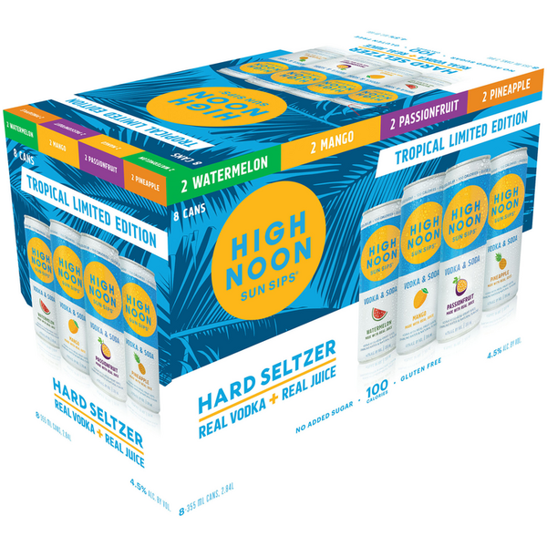 High Noon Sun Sips Limited Edition Tropical Mixed Vodka Hard