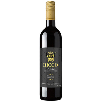 Ricco Sweet Red Dolce Italy - Available at Wooden Cork