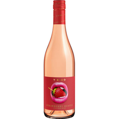 Y & Co Rose Wine Strawberry Hustle California - Available at Wooden Cork