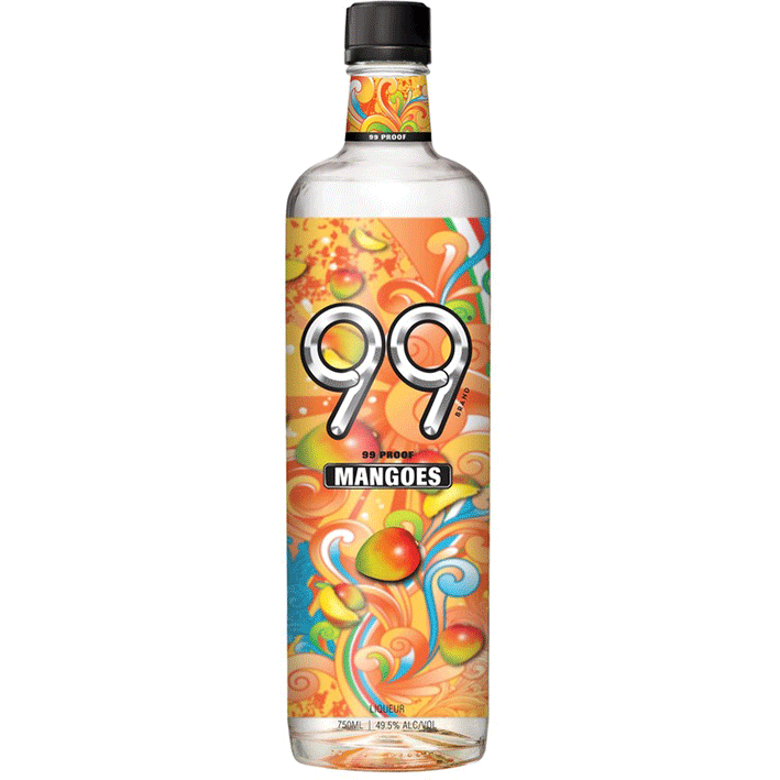 99 Brand Mango Schnapps 750ml - Available at Wooden Cork
