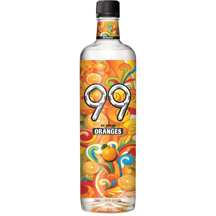 99 Brand Orange Schnapps 750ml - Available at Wooden Cork