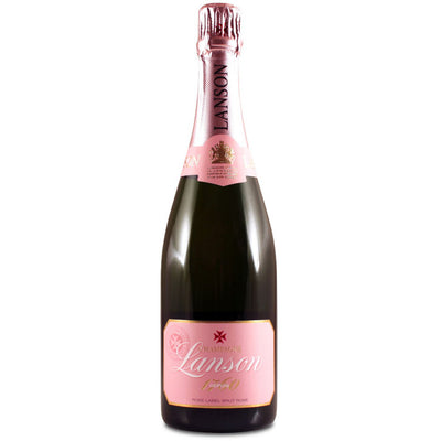 Lanson Champagne Brut Rose Rose Label - Available at Wooden Cork