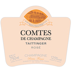 Champagne Taittinger Champagne Brut Comtes de Champagne Rosé - Available at Wooden Cork