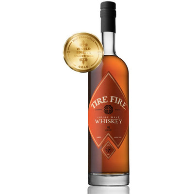 ASW Distillery Tire Fire Heavily Peated Single Malt Whiskey - Available at Wooden Cork