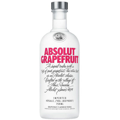 Absolut Grapefruit Flavored Vodka - Available at Wooden Cork