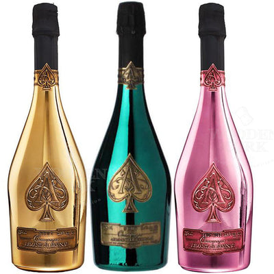 Ace of Spades Gold, Green & Rose Champagne Bundle - Available at Wooden Cork
