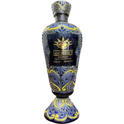Amor Mio Tequila Reposado Ceramic 750ml - Available at Wooden Cork