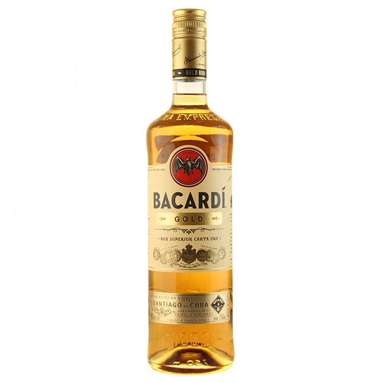 Bacardi Gold Rum - Available at Wooden Cork