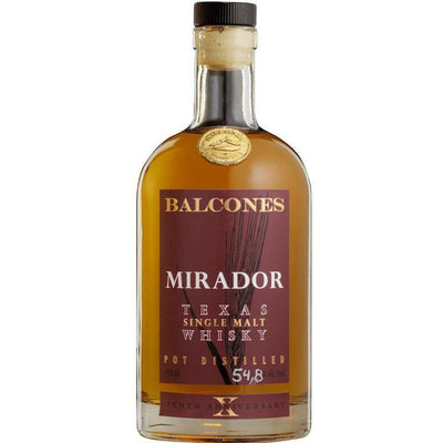 Balcones Mirador Texas Single Malt Whisky - Available at Wooden Cork
