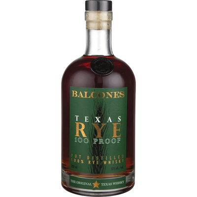 Balcones Texas Rye 100 Proof - Available at Wooden Cork