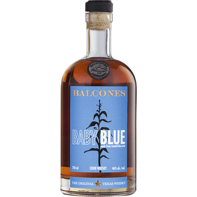 Balcones Baby Blue Corn Whiskey - Available at Wooden Cork