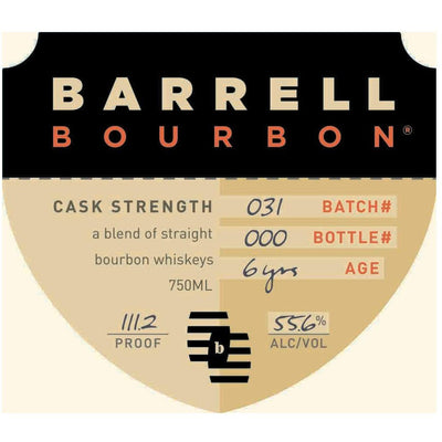 Barrell Bourbon Batch 031 - Available at Wooden Cork