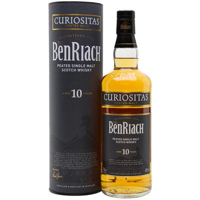 BenRiach Curiositas Peated Single Malt Whiskey 10 Year - Available at Wooden Cork