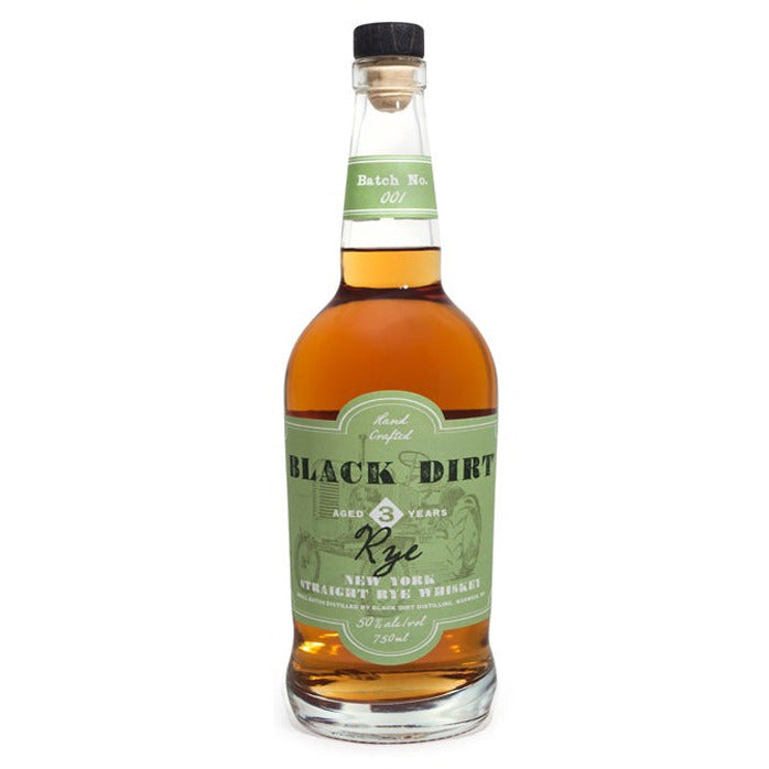 Black Dirt Distillery 3 Year Old Straight Rye Whiskey - Available at Wooden Cork