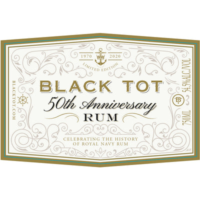 Black Tot 50th Anniversary Rum - Available at Wooden Cork
