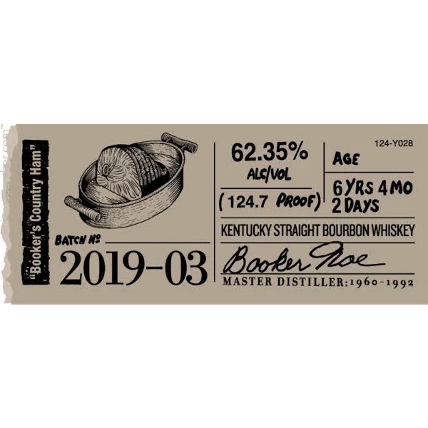 Booker's Bourbon Batch 2019-03 "Booker's Country Ham" - Available at Wooden Cork