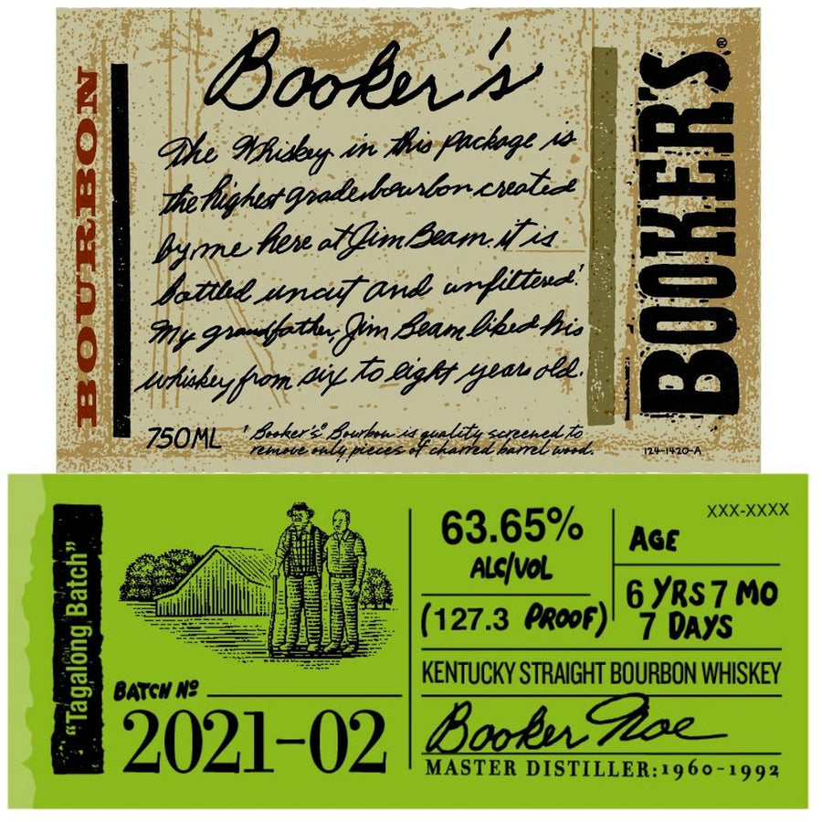 Booker's Bourbon Batch 2021-02 "Tagalong Batch" - Available at Wooden Cork