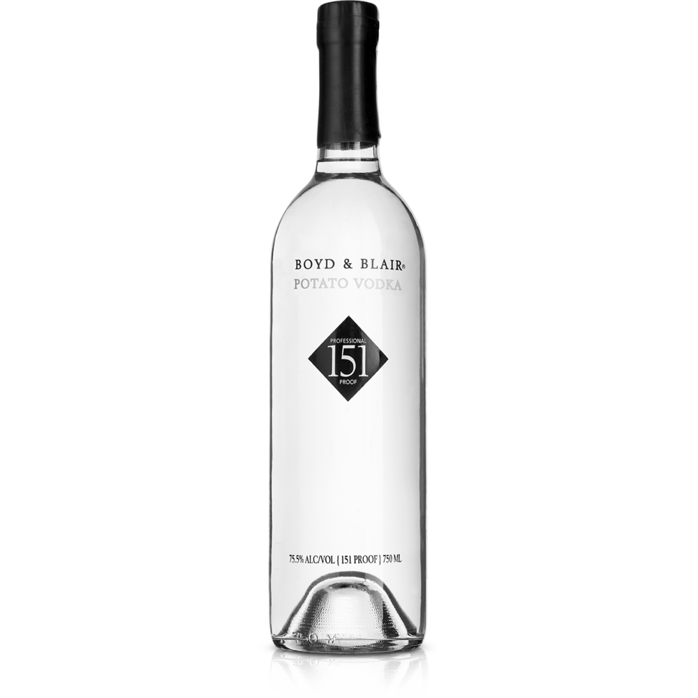 Boyd & Blair Pro 151 Vodka - Available at Wooden Cork