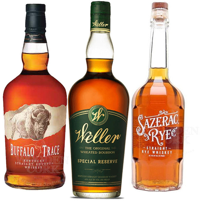 W.L. Weller Special Reserve & Buffalo Trace Bourbon & Sazerac Rye Bundle - Available at Wooden Cork