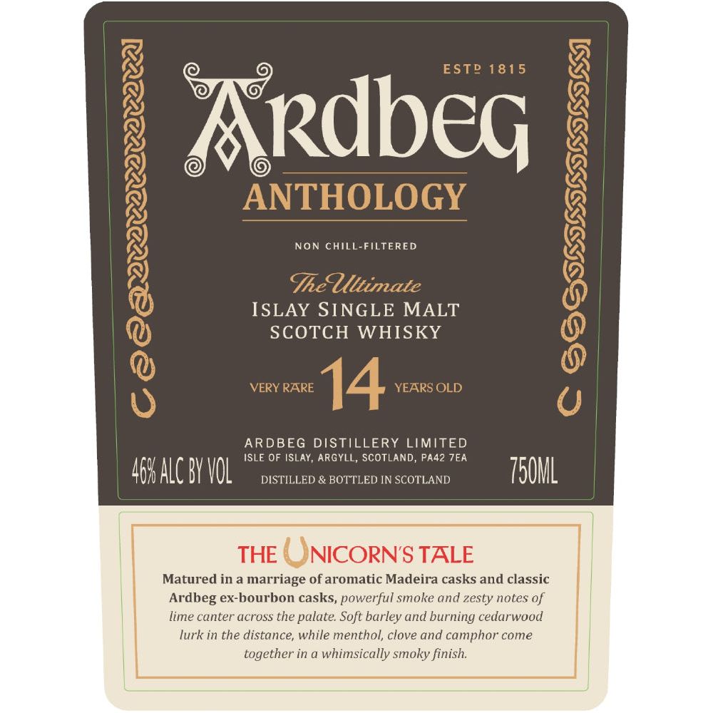 Ardbeg Anthology The Unicorn’s Tale 14 Year Old