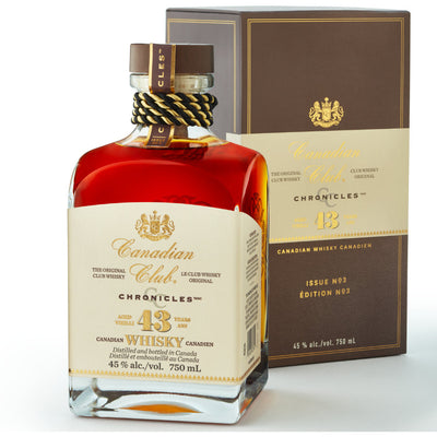 Canadian Club Chronicles 43 Year Old - Available at Wooden Cork