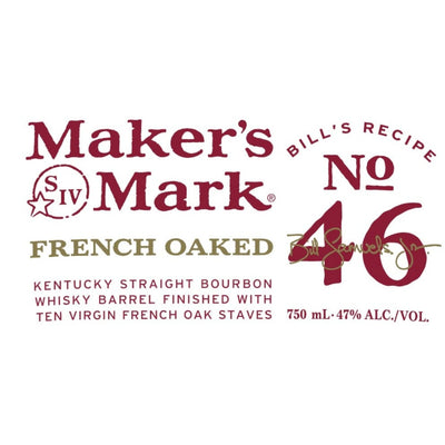 Maker's Mark 46 Cask Strength Bill's Recipe Frenched Oak Limited Release