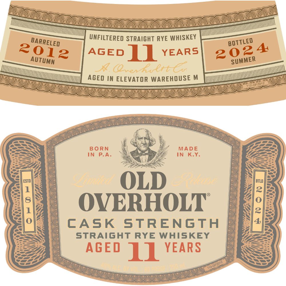Old Overholt 11 Year Old Cask Strength Straight Rye
