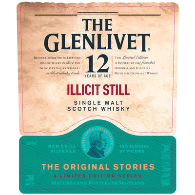 The Glenlivet 12 Year Old Illicit Still - Available at Wooden Cork