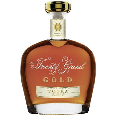 Twenty Grand GOLD VODKA Infused with Cognac - Available at Wooden Cork