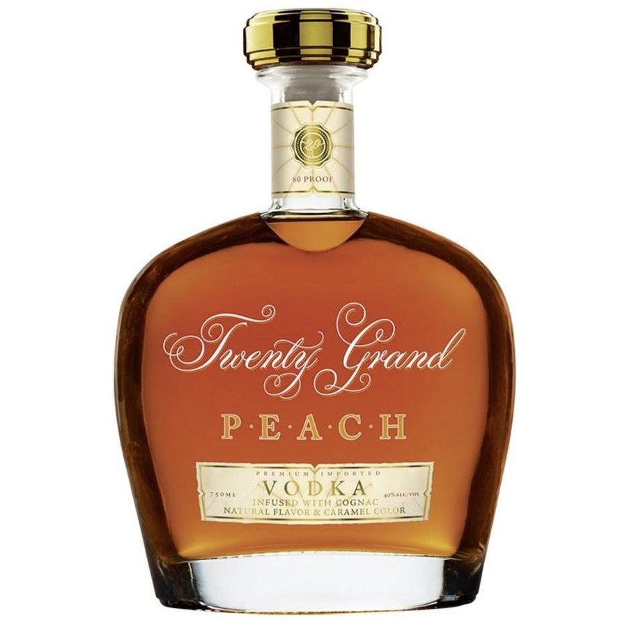 Twenty Grand PEACH VODKA Infused with Cognac - Available at Wooden Cork