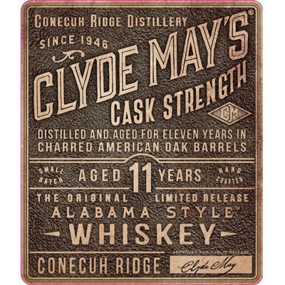 Clyde May's Cask Strength 11 Year Old - Available at Wooden Cork