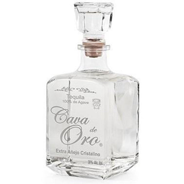 Buy Cava De Oro Cristalino Extra Anejo Tequila | Cava De Oro - Wooden Cork  #1 Online Liquor Store