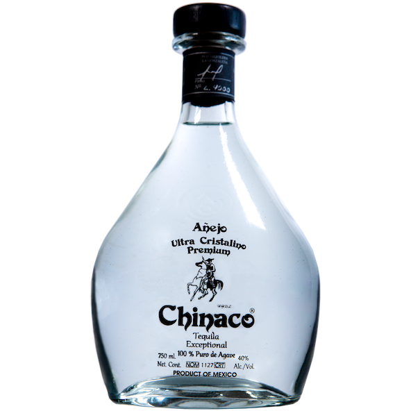 Chinaco Tequila Anejo Cristalino - Available at Wooden Cork