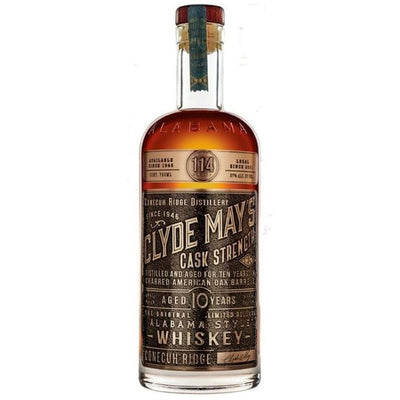 Clyde May's Alabama Style 10 Year Old Cask Strength - Available at Wooden Cork