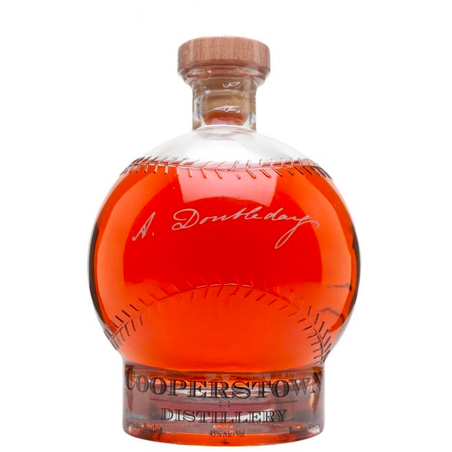 Cooperstown Doubleday Baseball Bourbon Whiskey - Available at Wooden Cork
