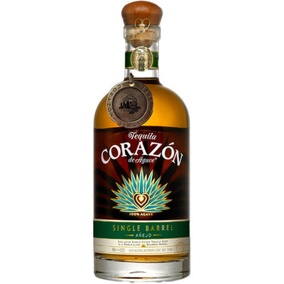 Corazon 'San Diego Barrel Boys' Single Barrel Anejo Tequila Aged in Eagle Rare Bourbon Barrels - Available at Wooden Cork