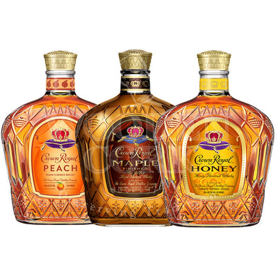 Crown Royal Peach, Honey & Maple Bundle - Available at Wooden Cork