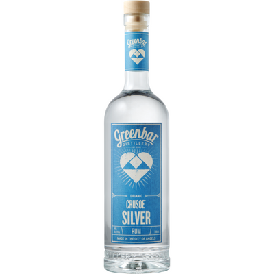 Greenbar Distillery Crusoe Silver Rum - Available at Wooden Cork