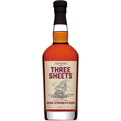 Cutwater Spirits Three Sheets Cask Strength Rum - Available at Wooden Cork