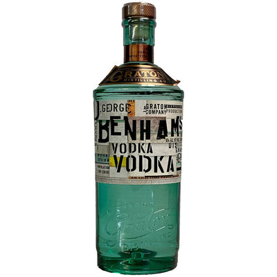 D. George Benham's Vodka - Available at Wooden Cork