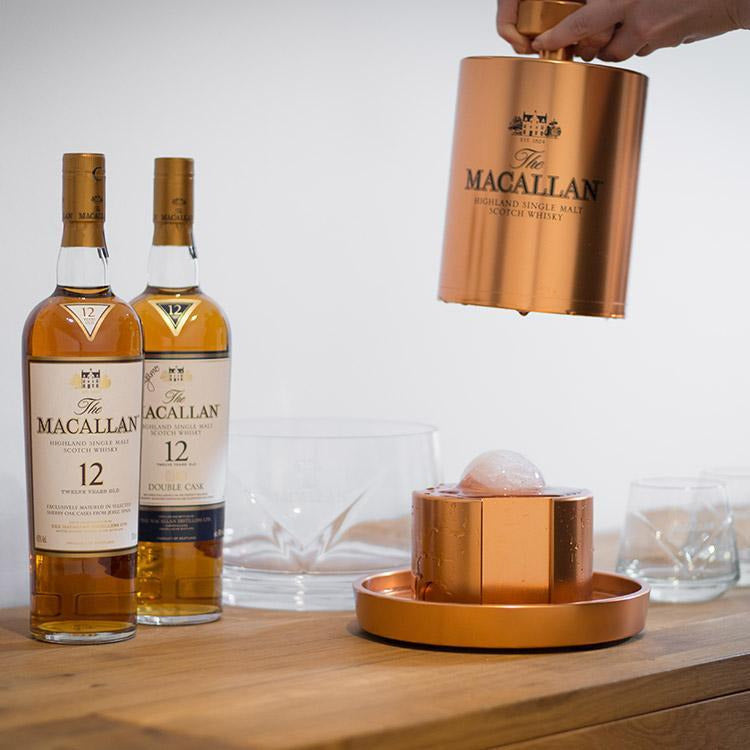 The Macallan Whisky Ice Ball Maker | 65mm Aluminium Alloy Slower